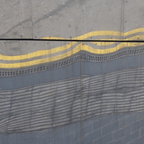 d10224: semi-abstract photo (reflections in exterior of Birmingham New Street station) by Ewart Shaw