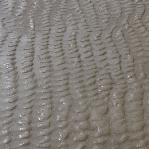 d20424: semi-abstract photo (pattern of sand ridges on beach) by Ewart Shaw